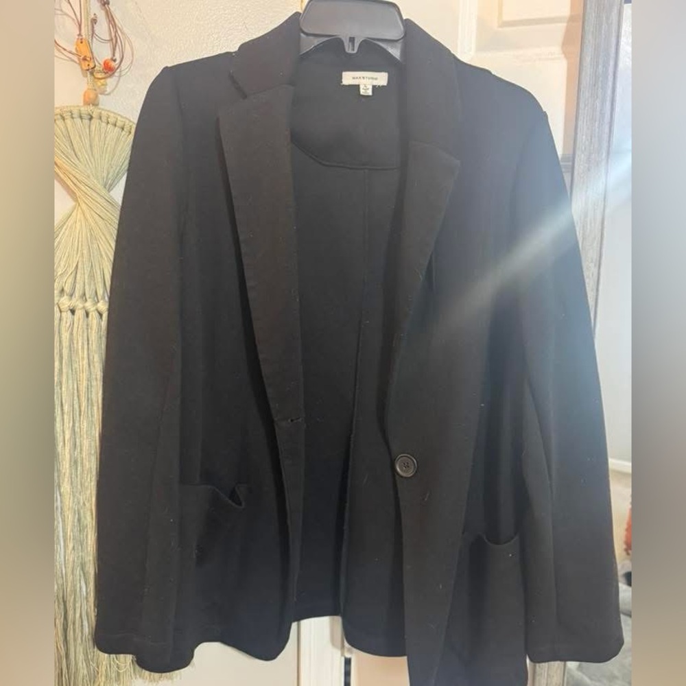 Banana Republic Black Blazer Classic Suit Jacket